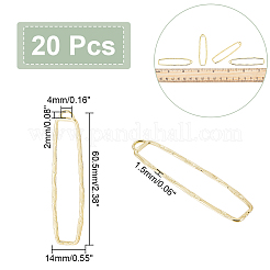 20Pcs Alloy Open Back Bezel Big Pendants&nbsp;FIND-CA0005-77