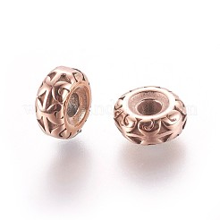 304 Stainless Steel Spacer Beads&nbsp;STAS-P237-38RG