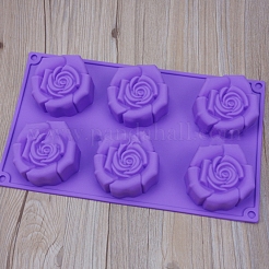 Flower Food Grade Silicone Molds&nbsp;SOAP-PW0001-081