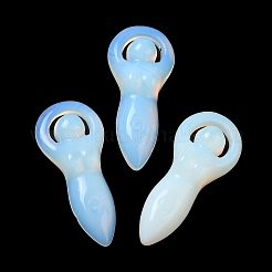 オパールペンダント  女神のチャーム  43~43.5x18.5~19x7~8.5mm  穴：11.5x1.5mm&nbsp;G-C091-02D