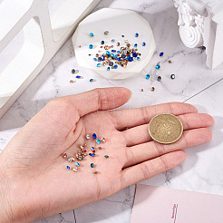 Pointed Back Glass Rhinestone Cabochons&nbsp;RGLA-YS0001-03