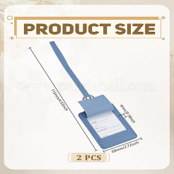 PU Leather Luggage Tag&nbsp;AJEW-WH0596-217B