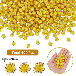 400Pcs Handmade DIY Doll Craft Pom Pom Balls&nbsp;FABR-SC0001-01A-03