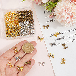 120Pcs 4 Colors Tibetan Style Beads&nbsp;FIND-PA0001-19