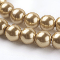 Eco-Friendly Dyed Glass Pearl Round Beads Strands&nbsp;HY-A002-6mm-RB094
