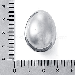 Electroplated Synthetic Non-Magnetic Hematite Palm Stones&nbsp;G-H021-03C