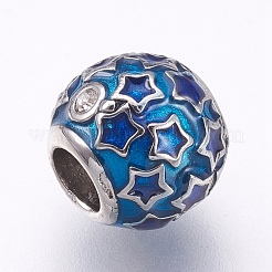 304 Stainless Steel European Beads&nbsp;STAS-O097-93A