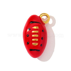 304 Stainless Steel Enamel Pendants&nbsp;STAS-OY002-99G