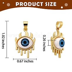 5Pcs Brass Pendants&nbsp;KK-SZ0005-06