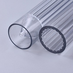 Transparent Plastic Candle Molds&nbsp;LS-AJEW-WH0104-64