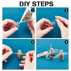 Mixed Stone Chip Beads DIY Wishing Bottle Making Kits&nbsp;DIY-PH0005-69