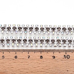 Iron Rhinestone Cup Chains&nbsp;CH-T006-04S-01