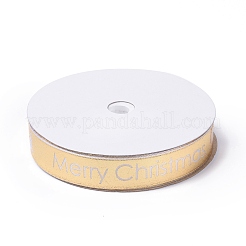 20 Yards Single Face Printed Polyester Satin Ribbon&nbsp;SRIB-P021-C01