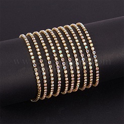 Brass Rhinestone Strass Chains&nbsp;CHC-T001-SS10-02C