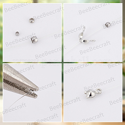 304ステンレススチールスペーサービーズ800個  ロンデル  ステンレス鋼色  2.5x1.5mm  穴：1.4mm&nbsp;STAS-BBC0009-76B