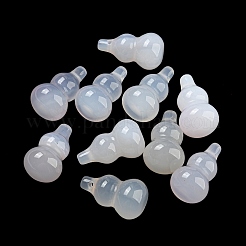 天然石瑪瑙ペンダント  ひょうたんチャーム  26x14.5mm  穴：1.4mm&nbsp;G-Q006-13
