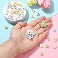 100Pcs Handmade Polymer Clay Beads&nbsp;CLAY-CJ0001-80