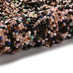 Natural & Synthetic Mixed Gemstone Beads Strands&nbsp;LS-G-RM2025-A16-3mm