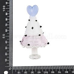 Handmade Lampwork Christmas Tree Ornaments&nbsp;LAMP-C026-06D