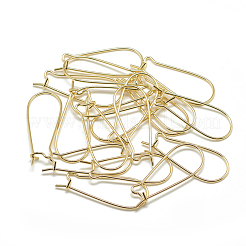 Brass Hoop Earrings&nbsp;KK-T032-012G