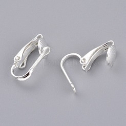 Brass Clip-on Earring Findings&nbsp;KK-Z007-30S