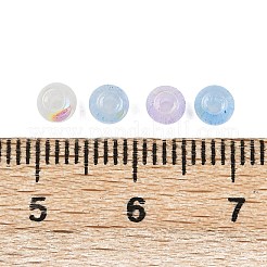 Mixed Color Imitation Cat Eye Glass Round Seed Beads&nbsp;SEED-NH0003-01A-08