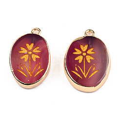 Natural Agate Pendants&nbsp;G-N326-154F