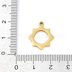 304 Stainless Steel Pendants&nbsp;STAS-F315-03G