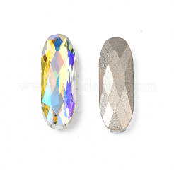 Pointed Back Glass Rhinestone Cabochons&nbsp;MRMJ-N027-003