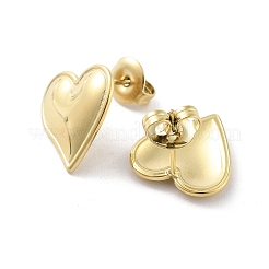 Ion Plating(IP) 304 Stainless Steel Stud Earrings&nbsp;EJEW-P258-07G
