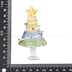 Handmade Lampwork Christmas Tree Ornaments&nbsp;LAMP-C026-06H