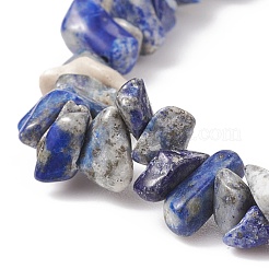 Natural Gemstone Chips Beaded Stretch Bracelet&nbsp;BJEW-JB08603