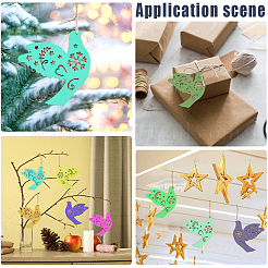 DIY Wood Pendant Decorations&nbsp;WOOD-WH20007-02C