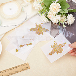8Pcs Bee Hotfix Rhinestone&nbsp;DIY-CA0006-31