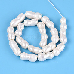 Natural Baroque Keshi Pearl Beads Strands&nbsp;PEAR-S020-O04