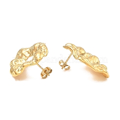 304 Stainless Steel Stud Earrings for Women&nbsp;EJEW-E291-11G