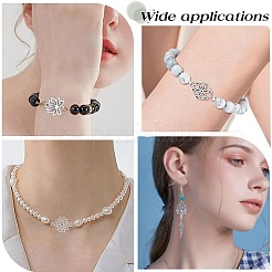 90Pcs 3 Styles Tibetan Style Alloy Connector Charms&nbsp;FIND-SC0007-88