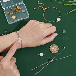 DIY Blank Dome Link Bracelet Making Kit&nbsp;DIY-UN0005-27