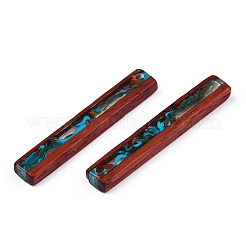 Transparent Resin & Wood Pendants&nbsp;RESI-N039-09
