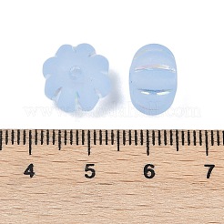 Frosted Transparent Acrylic Beads&nbsp;X1-OACR-P029-03B-01