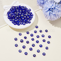 150Pcs Handmade Evil Eye Lampwork Beads&nbsp;LAMP-ME0001-17