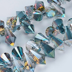 Glass Pointed Beads Strands&nbsp;GLAA-F080