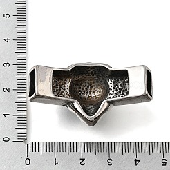 304 Stainless Steel Slide Charms&nbsp;STAS-F356-15AS-10