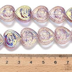 Electroplate Baking Paint Glass Beads Strands&nbsp;EGLA-K061-13A-AB02