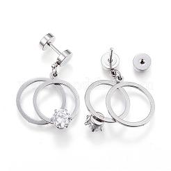 304 Stainless Steel Earlobe Plugs&nbsp;EJEW-K043-10P