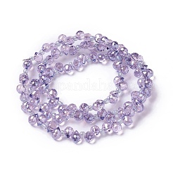 Transparent Glass Beads Strands&nbsp;GLAA-H022-04B