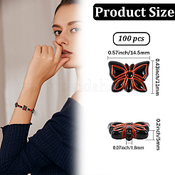 100Pcs Opaque Acrylic Beads&nbsp;OACR-PA0001-53