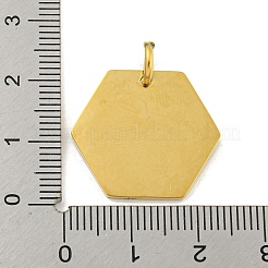 304 Stainless Steel Rhinestone Pendants&nbsp;STAS-P356-34G