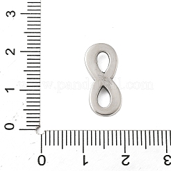 304 Stainless Steel Infinity Linking Rings&nbsp;STAS-S185-13P-A