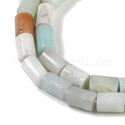 Natural Flower Amazonite Beads Strands&nbsp;G-C128-A01-01